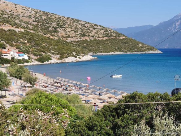 View of Psili Ammos, Samos