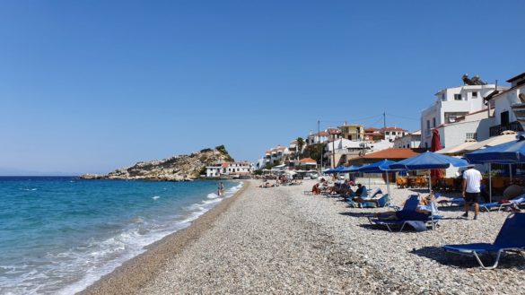 Pebble beach of Kokkari