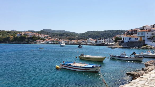 Boats at Kokkari harbour