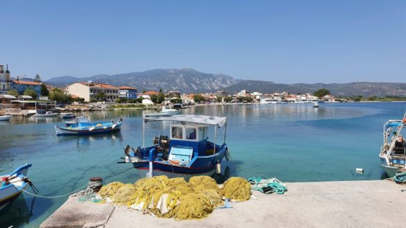 Fishing boats in Ireo