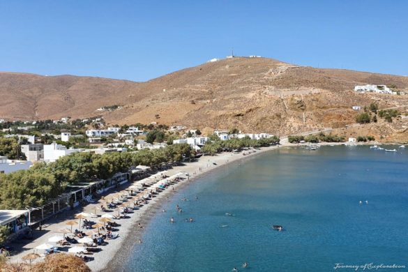 View of Livadi beach