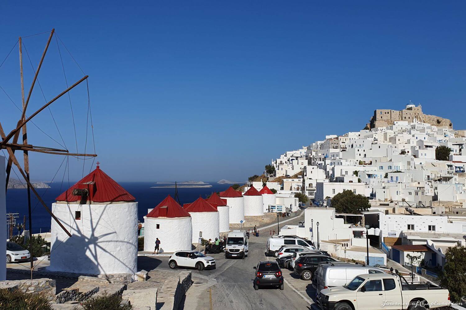 Windmills in Chora, Astypalea