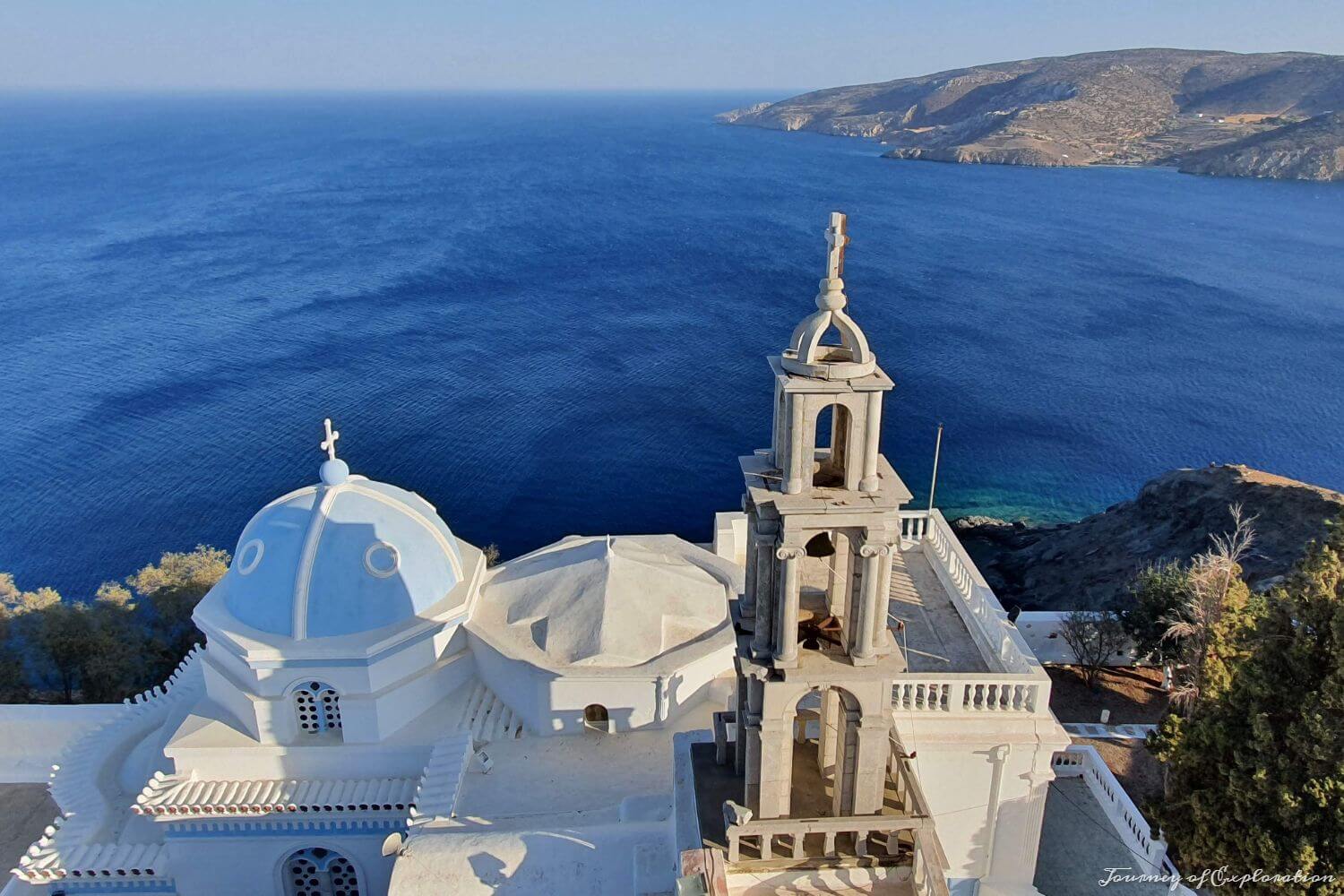 View of Panagia Portaitissa from the castle