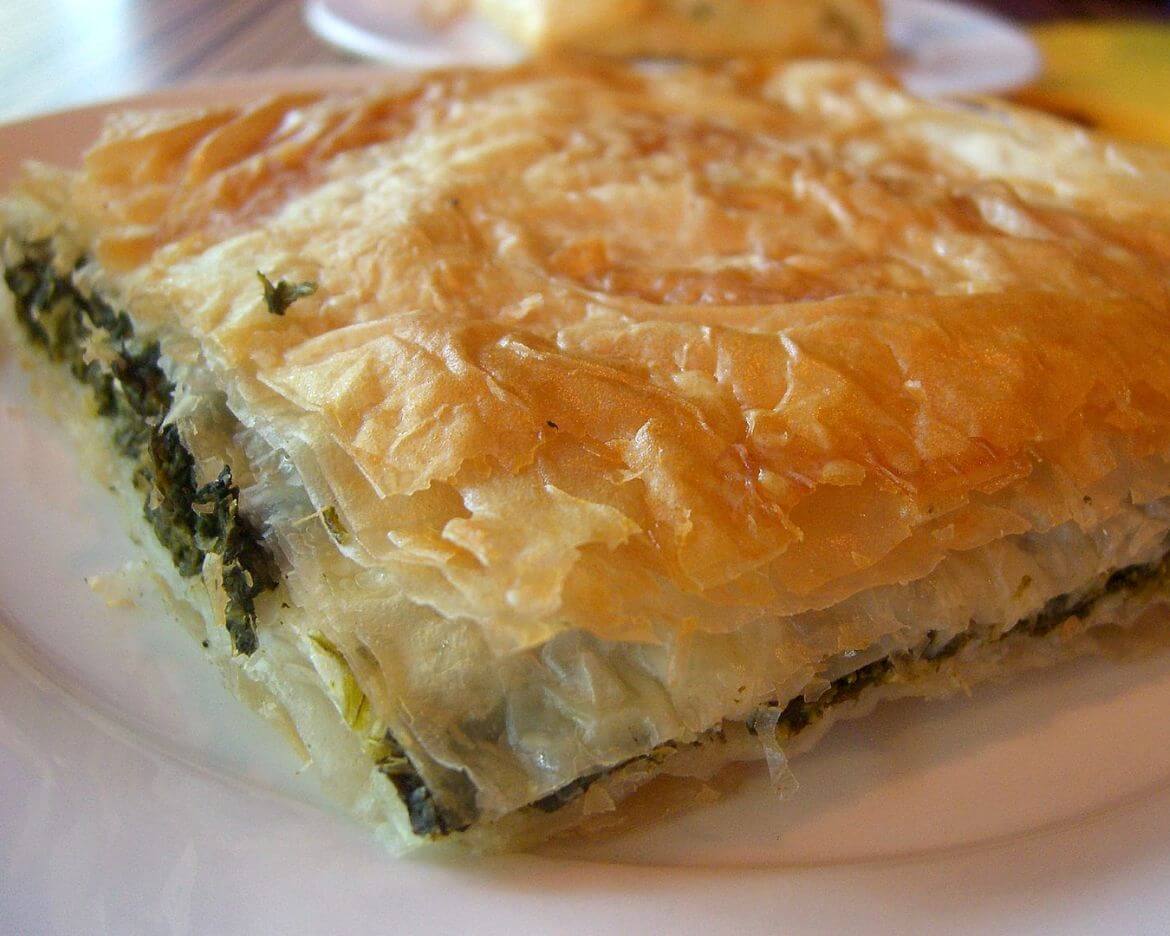 Spanakopita (spinach pie)