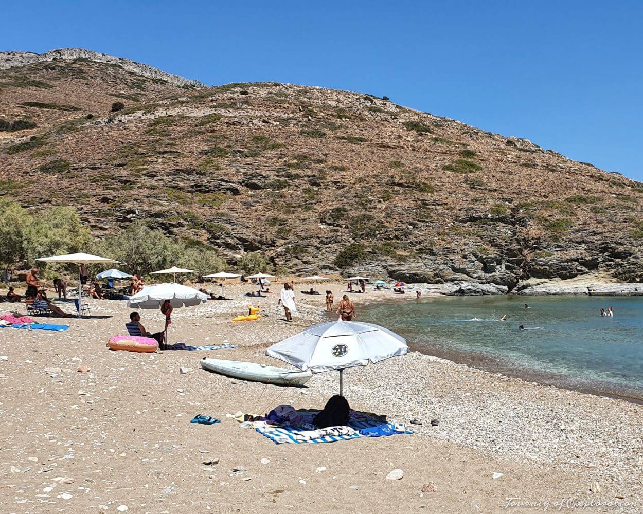 Agios Georgios sandy beach in Sikinos