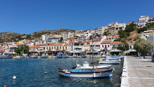 Fishing boats at Pythagorio harbour