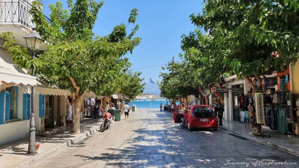 Tourist street in Pythagorio