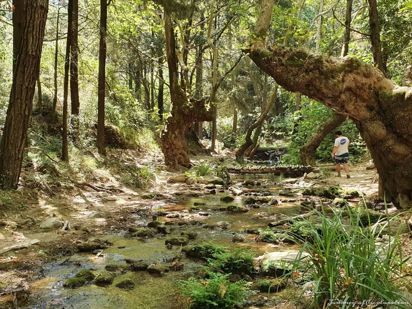 En route to Potami Waterfalls, Samos