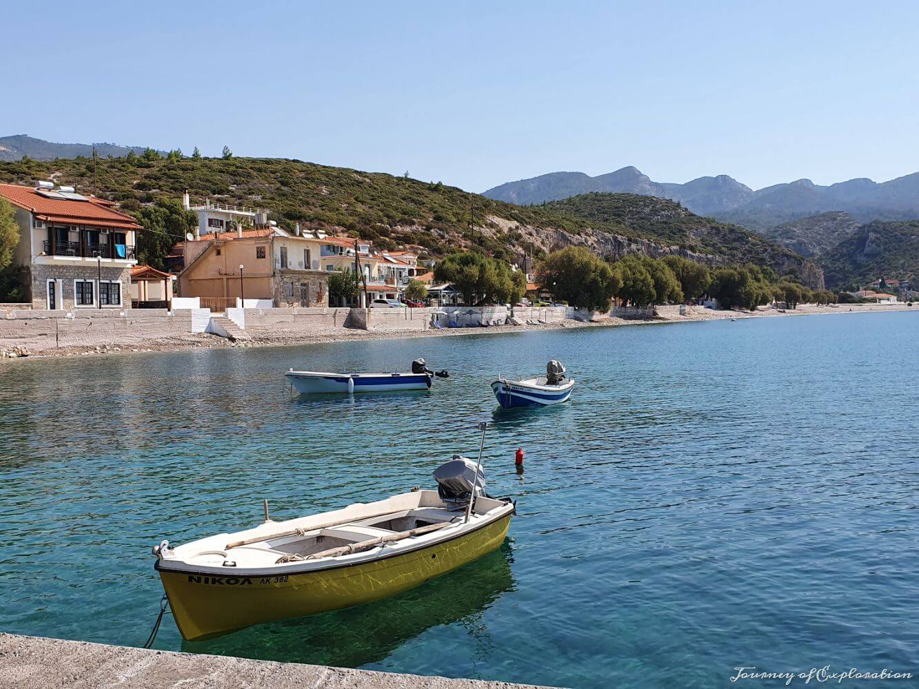 Small village of Balos, Samos