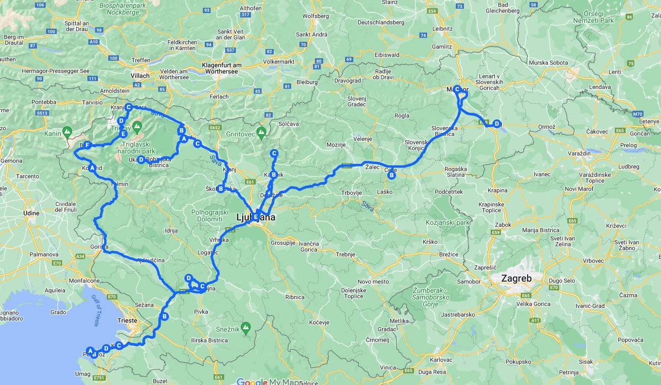 Slovenia Road Trip Itinerary