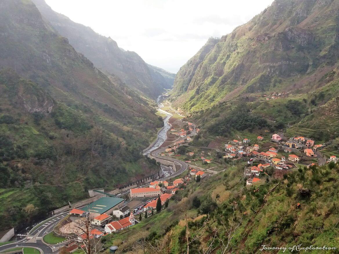 Lush valley in Madeira