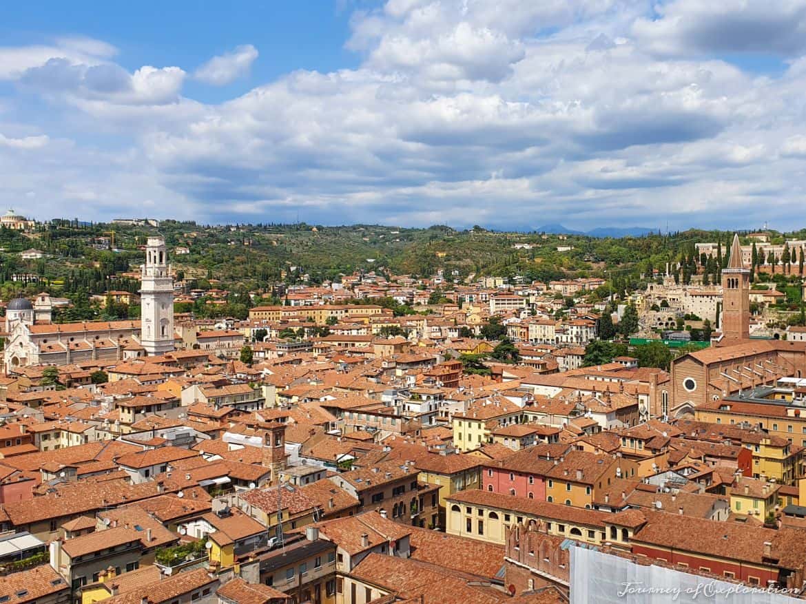 View of Verona from Torre dei Lamberti