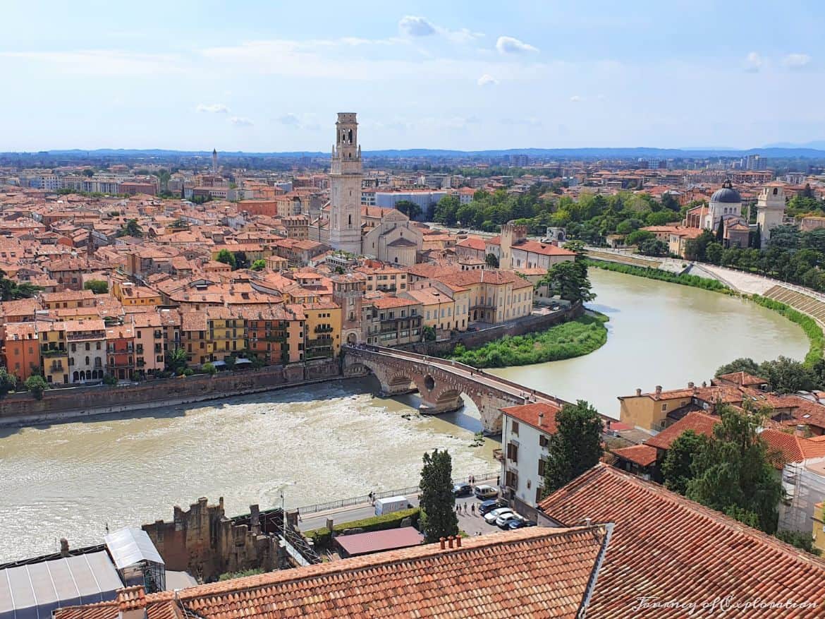 View of Verona from Castel San Pietro