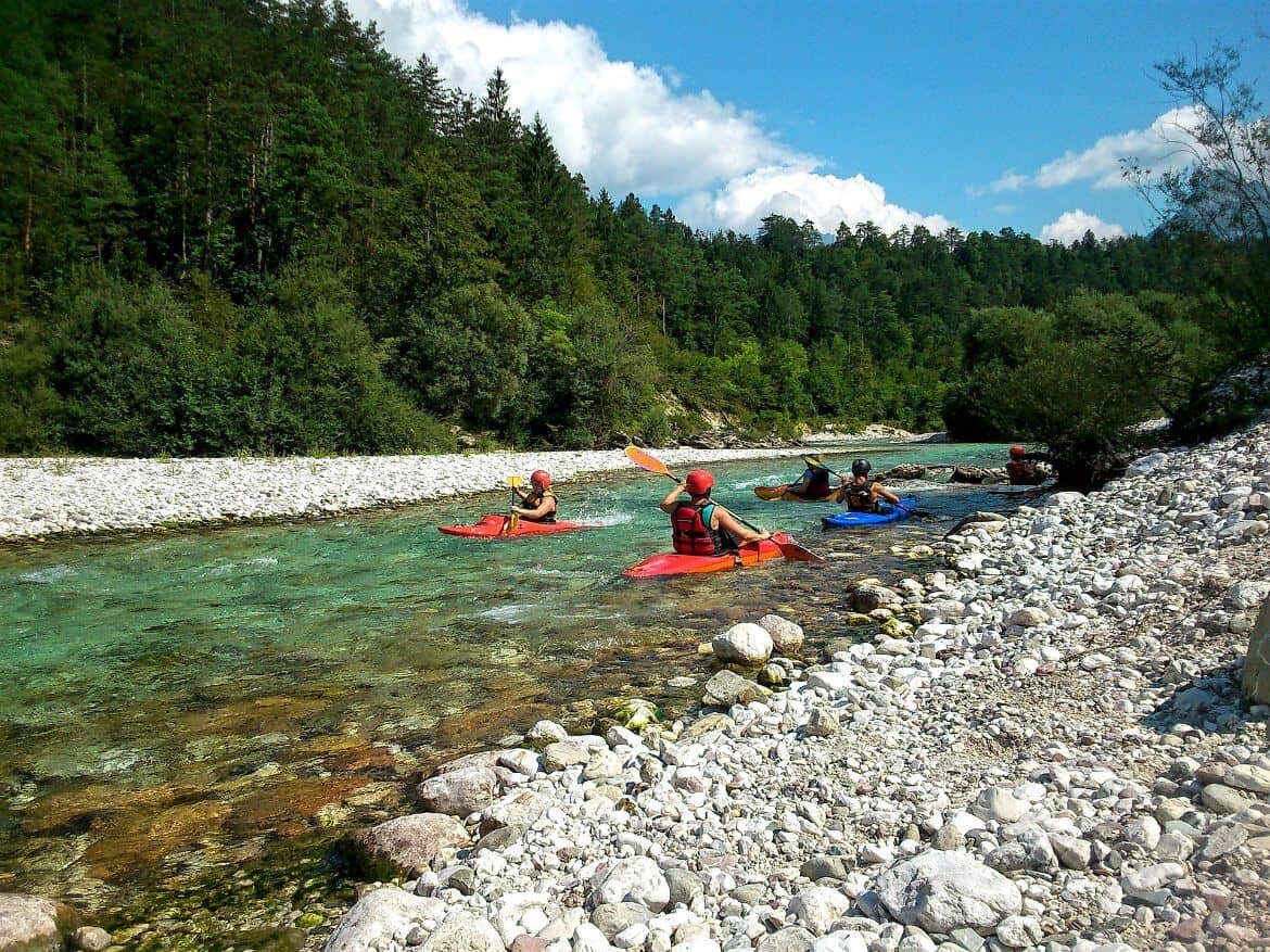 Kayaking, Slovenia
