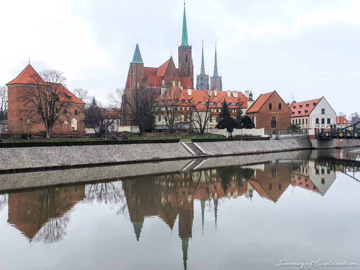 View of Cathedral Island, Wroclaw