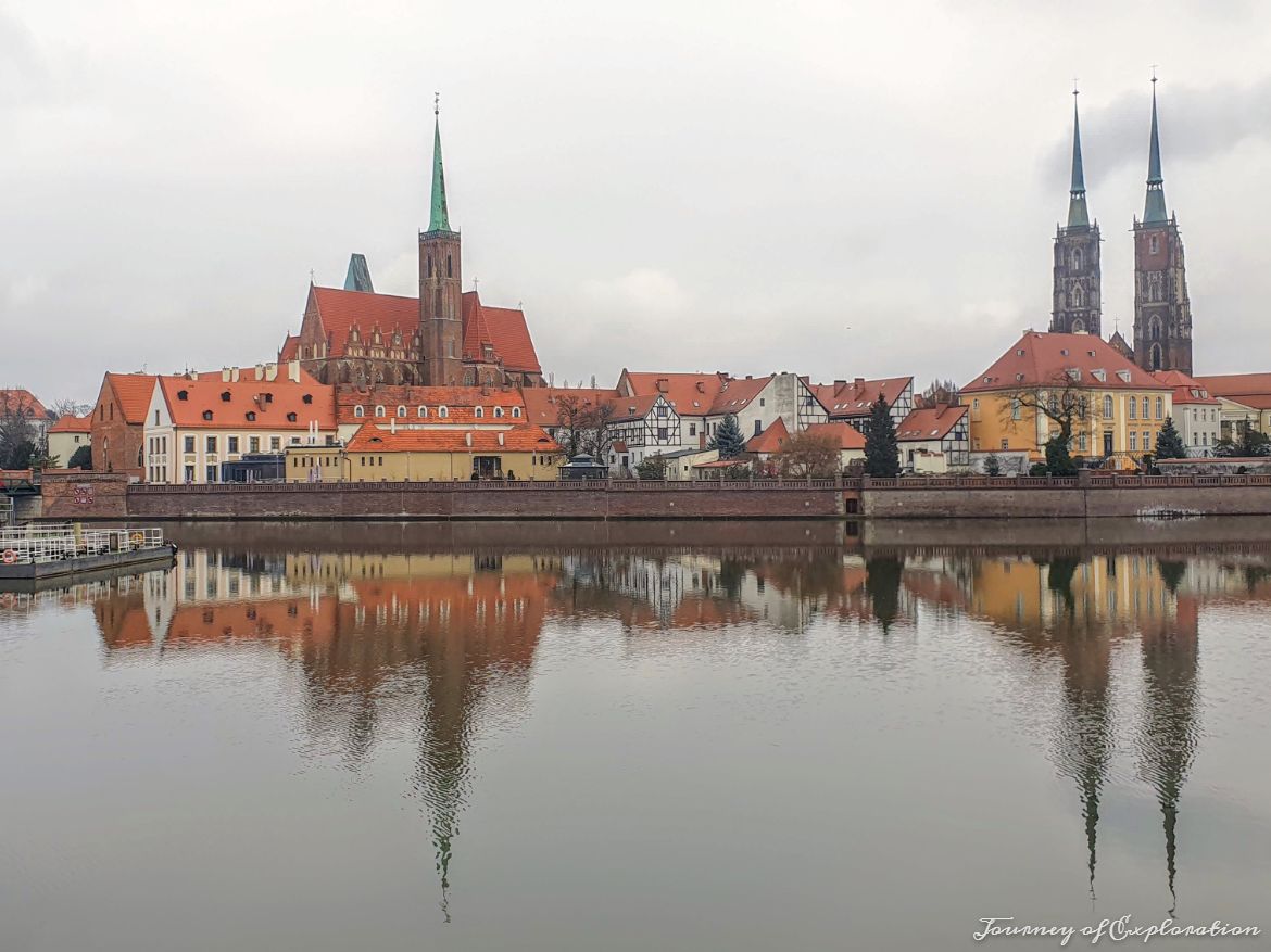View of Cathedral Island, Wroclaw