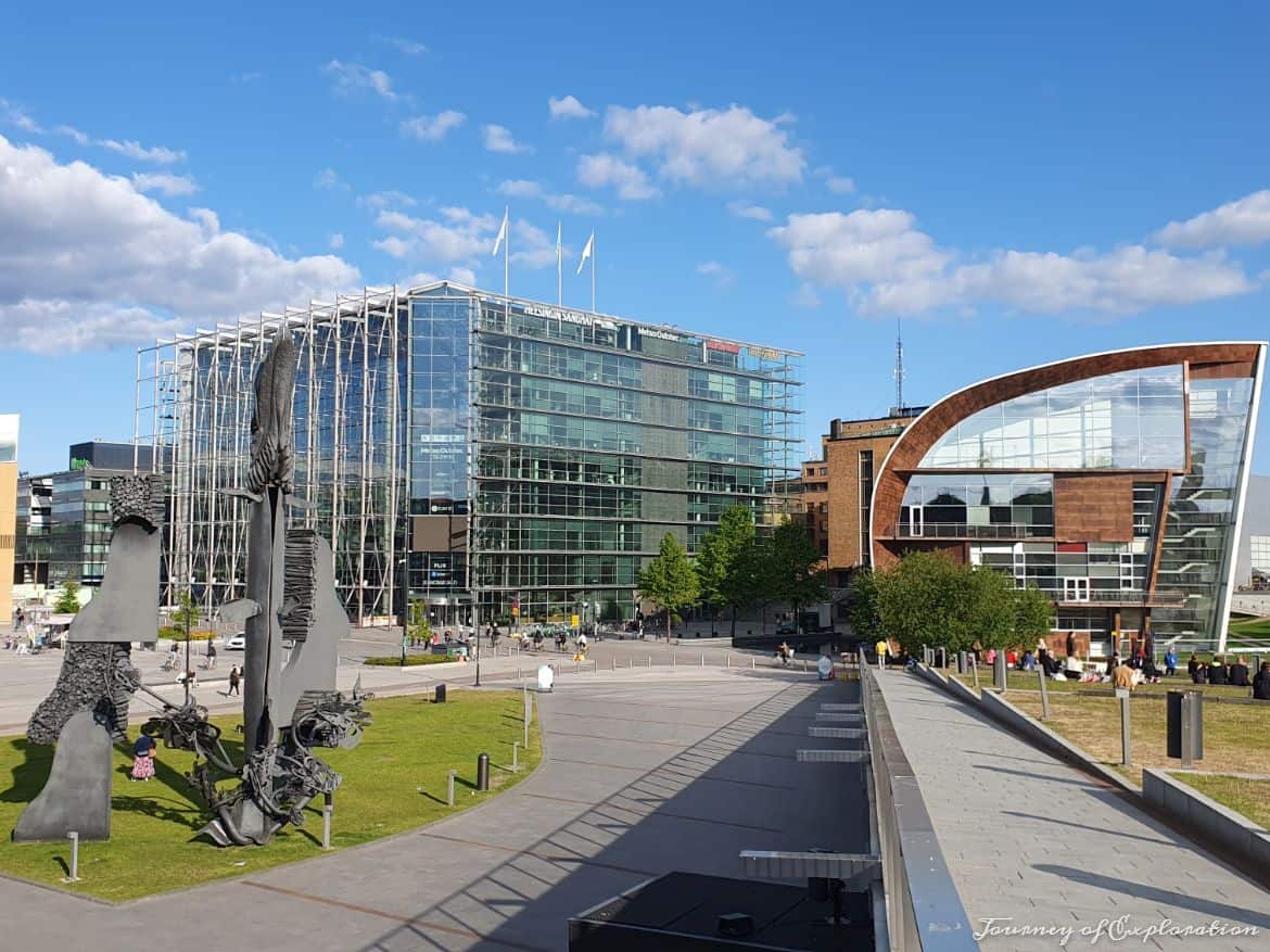 View of the Museum of Contemporary Art Kiasma, Helsinki