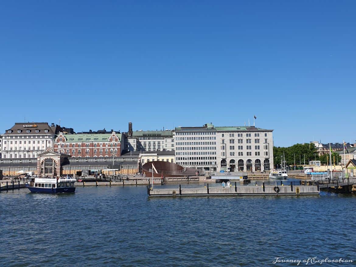 View of Helsinki Harbour from the ferry