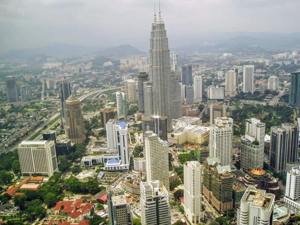 View from the KL Tower, Kuala Lumpur
