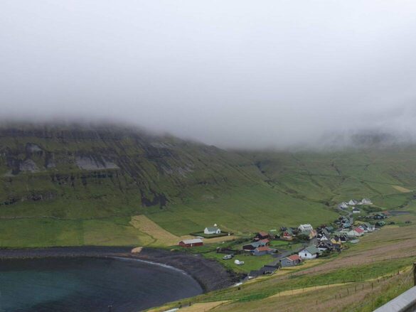 View of Dalur, Sandoy, Faroe Islands
