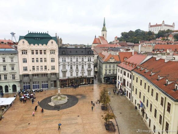 View of Bratislava Old Town, Slovakia