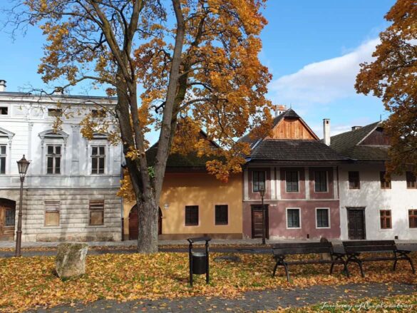 Autumn in Spišská Sobota, Slovakia
