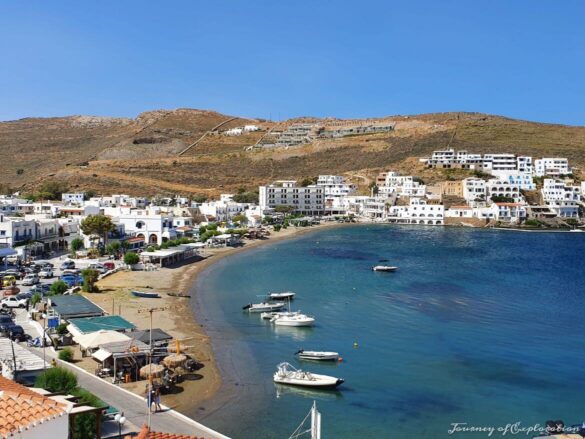 View of Merichas, Kythnos, Greece